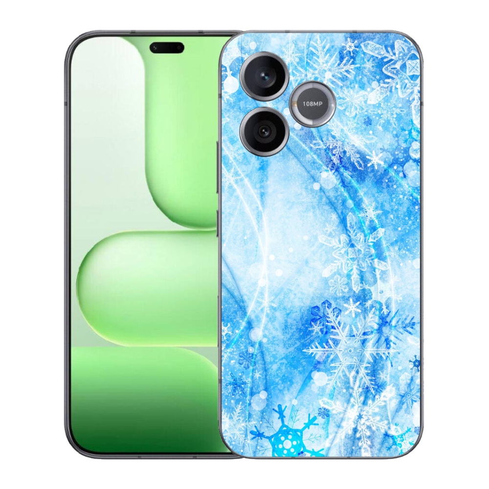 Gelový kryt mmCase na Honer 600 Lite - sněhové vločky