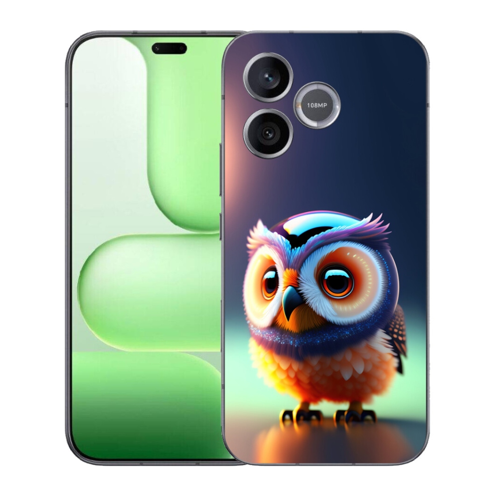Gelový kryt mmCase na Honer 600 Lite - sovička