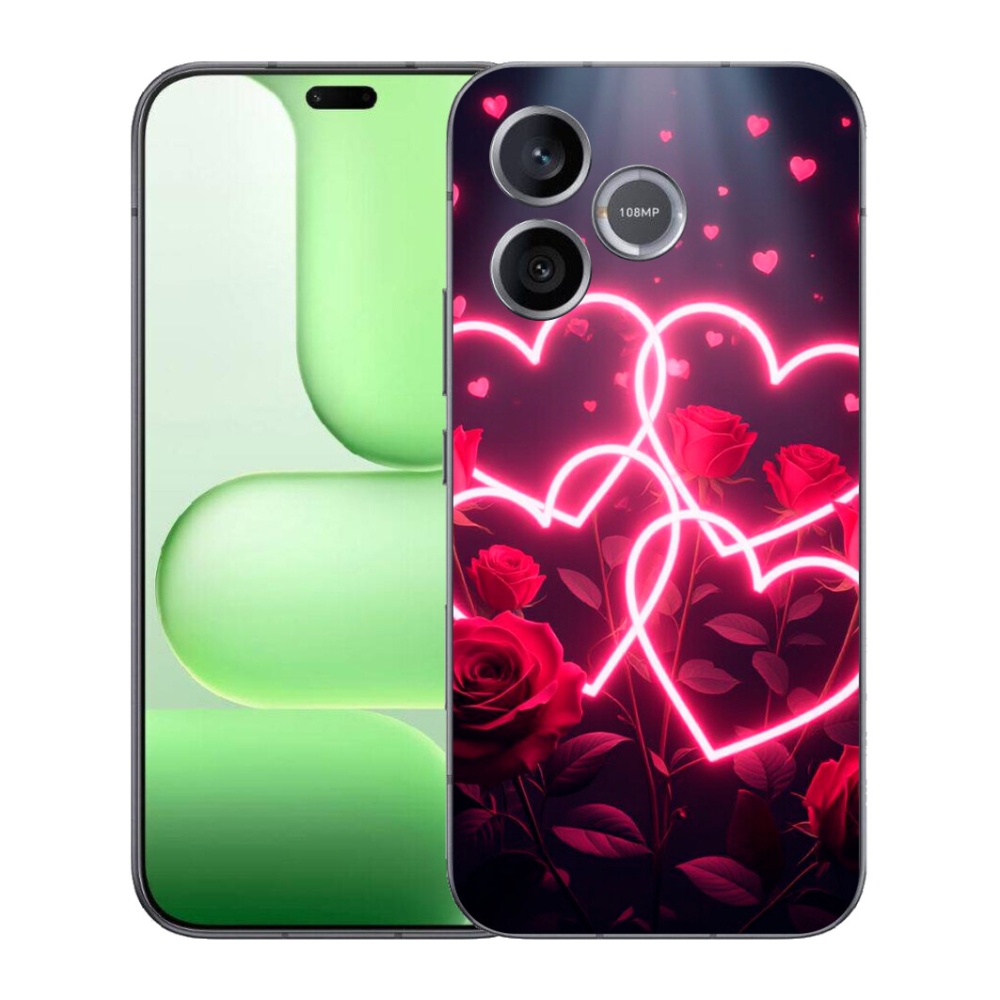 Gelový kryt mmCase na Honer 600 Lite - srdce lásky