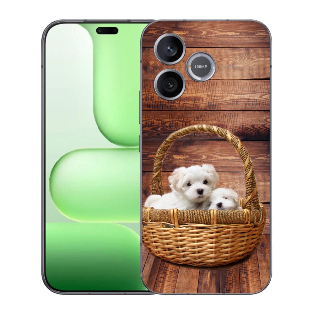 Gelový kryt mmCase na Honer 600 Lite - štěňátka