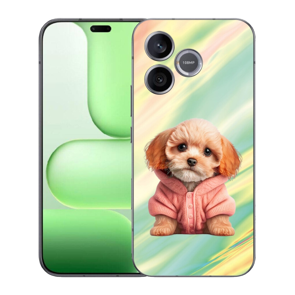 Gelový kryt mmCase na Honer 600 Lite - štěně ve svetru
