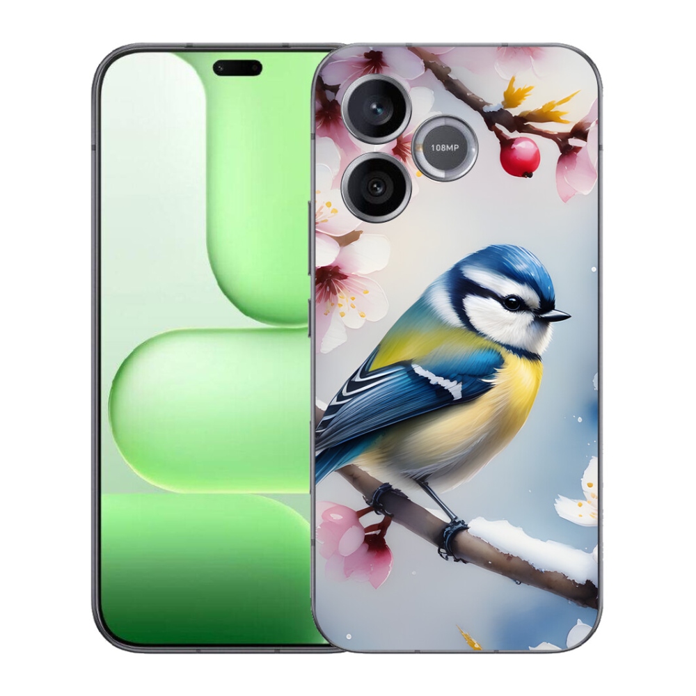 Gelový kryt mmCase na Honer 600 Lite - sýkorka