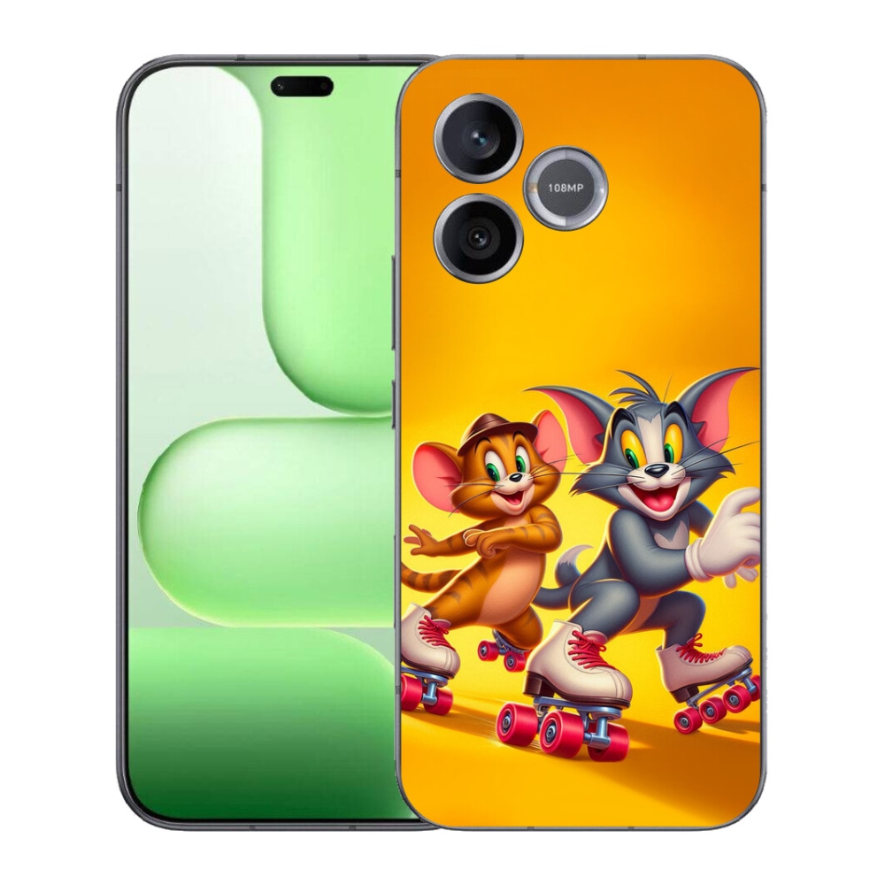 Gelový kryt mmCase na Honer 600 Lite - tom a jerry