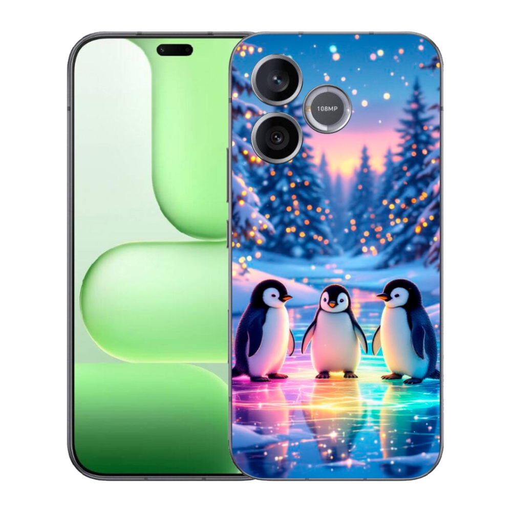 Gelový kryt mmCase na Honer 600 Lite - tučnáci