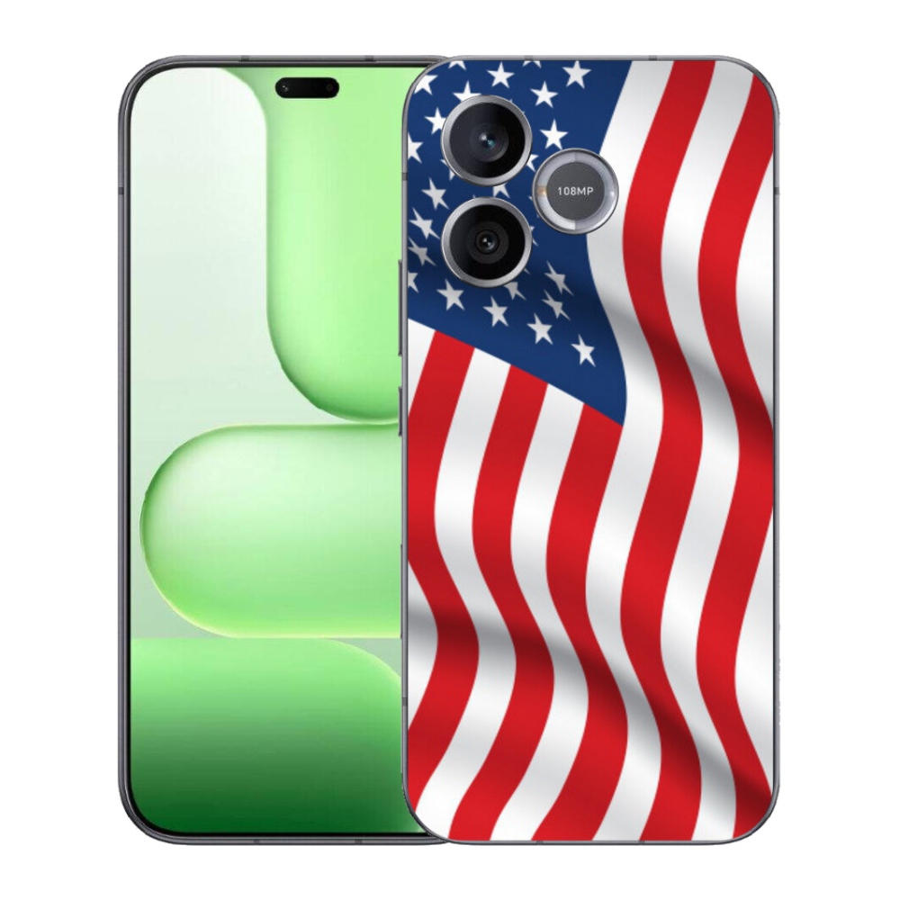 Gelový kryt mmCase na Honer 600 Lite - USA vlajka