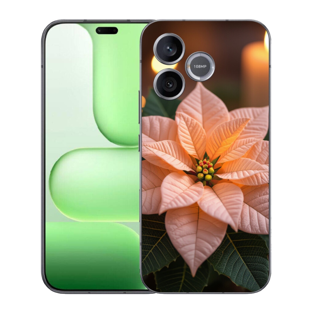 Gelový kryt mmCase na Honer 600 Lite - vánoční hvězda