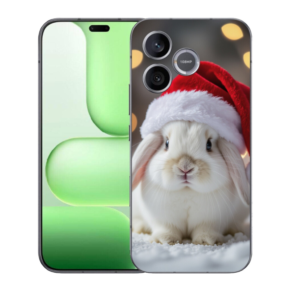 Gelový kryt mmCase na Honer 600 Lite - vánoční králík