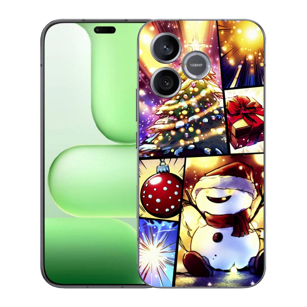 Gelový kryt mmCase na Honer 600 Lite - vánoční motivy 1