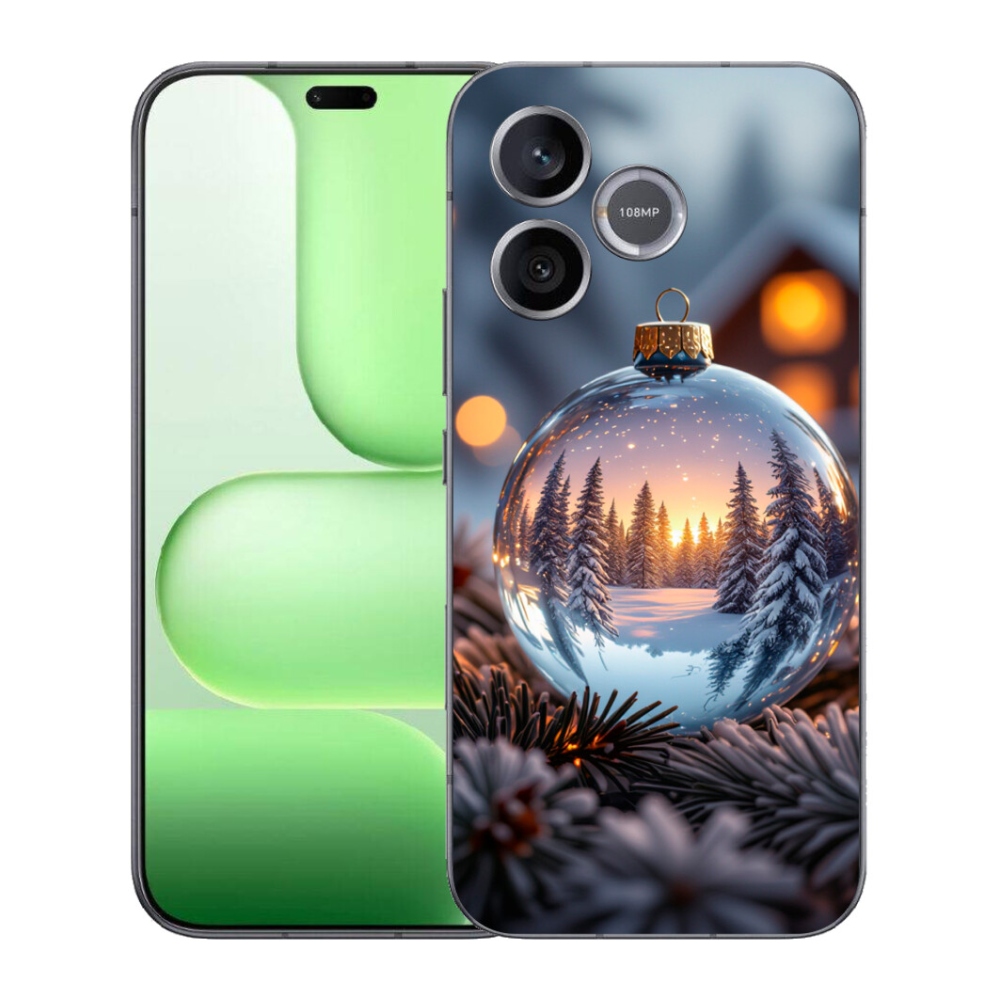 Gelový kryt mmCase na Honer 600 Lite - vánoční ozdoba