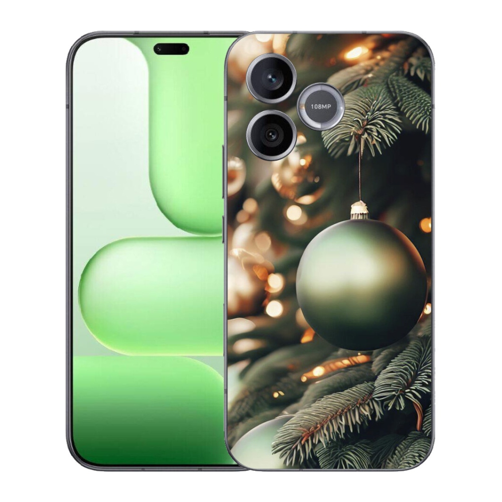 Gelový kryt mmCase na Honer 600 Lite - vánoční ozdoby 1