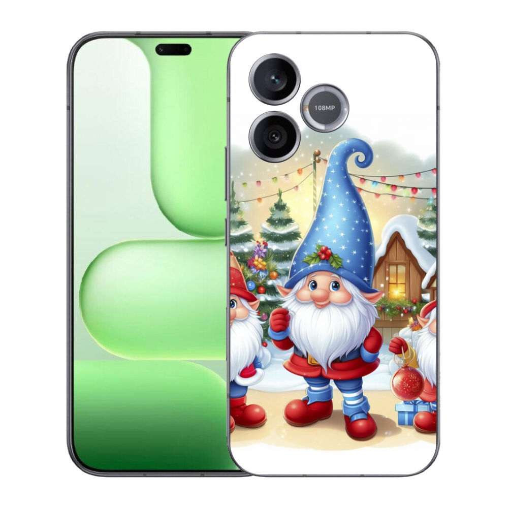Gelový kryt mmCase na Honer 600 Lite - vánoční skřítci
