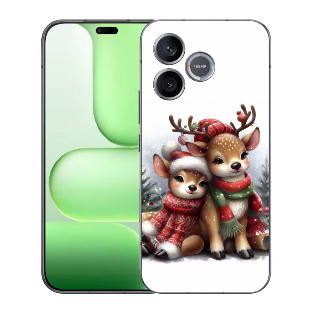 Gelový kryt mmCase na Honer 600 Lite - vánoční sobi