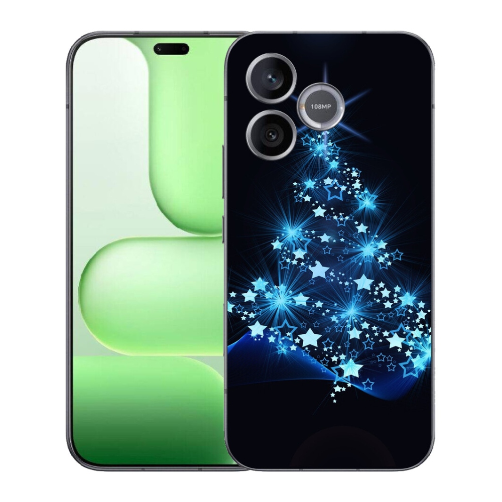 Gelový kryt mmCase na Honer 600 Lite - vánoční stromek