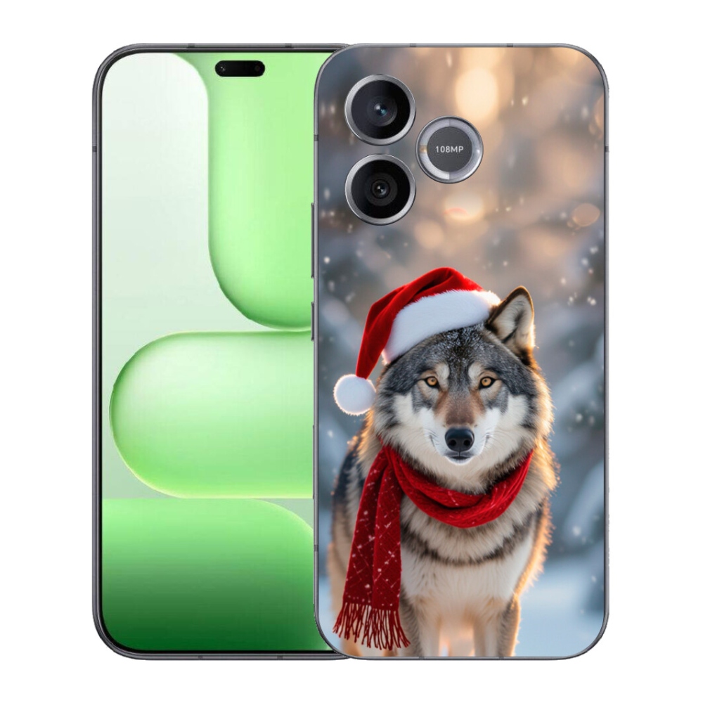 Gelový kryt mmCase na Honer 600 Lite - vánoční vlk