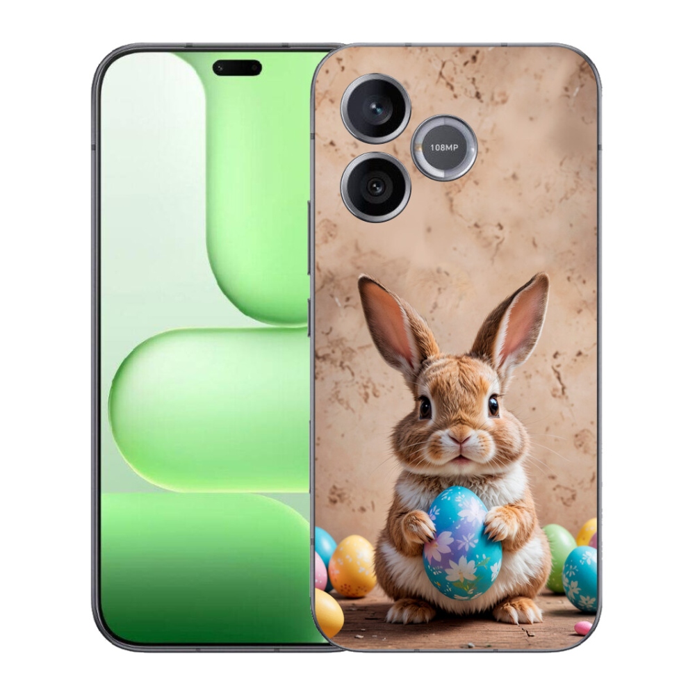 Gelový kryt mmCase na Honer 600 Lite - velikonoční králíček