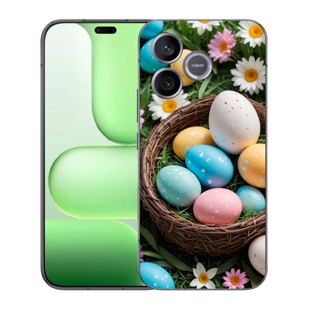 Gelový kryt mmCase na Honer 600 Lite - velikonoční vajíčka 2