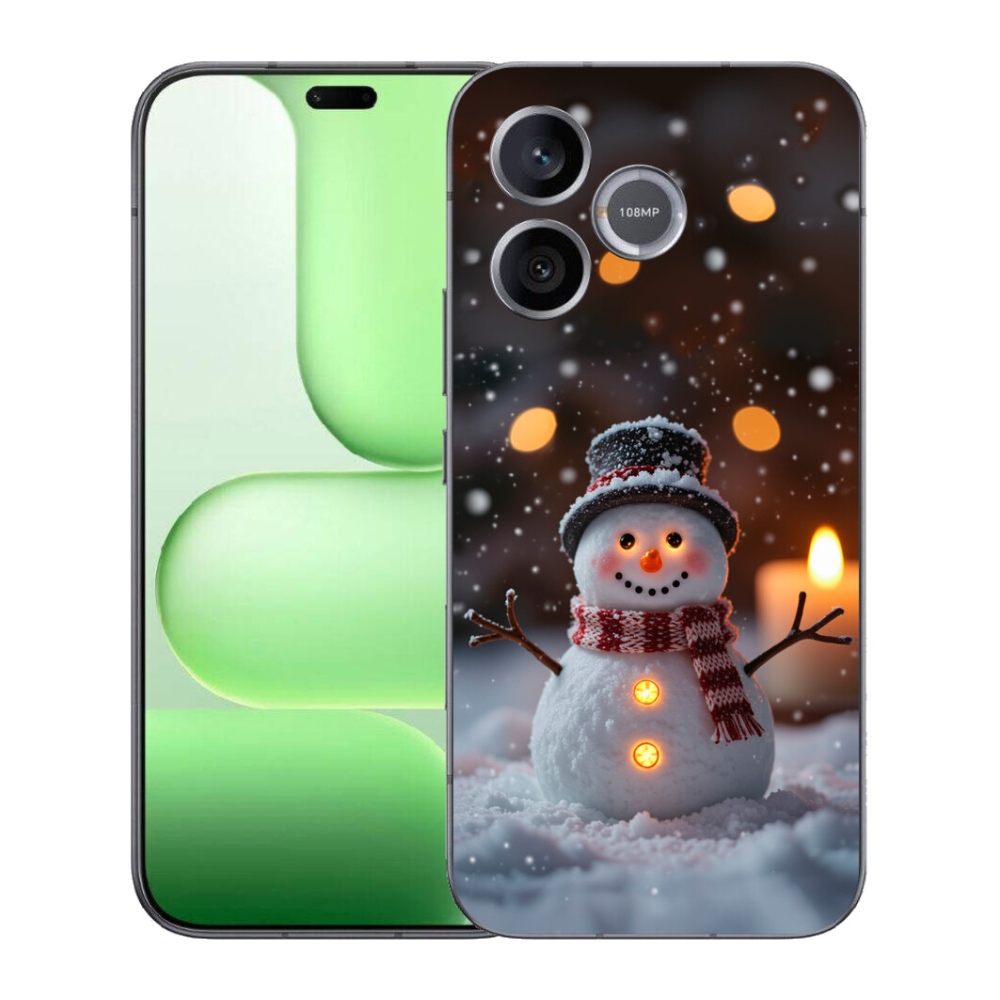 Gelový kryt mmCase na Honer 600 Lite - veselý sněhulák