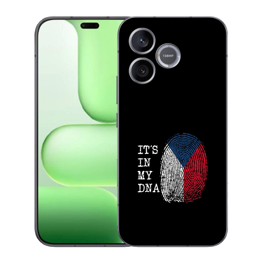 Gelový kryt mmCase na Honer 600 Lite - vlajka otisk prstu černé pozadí