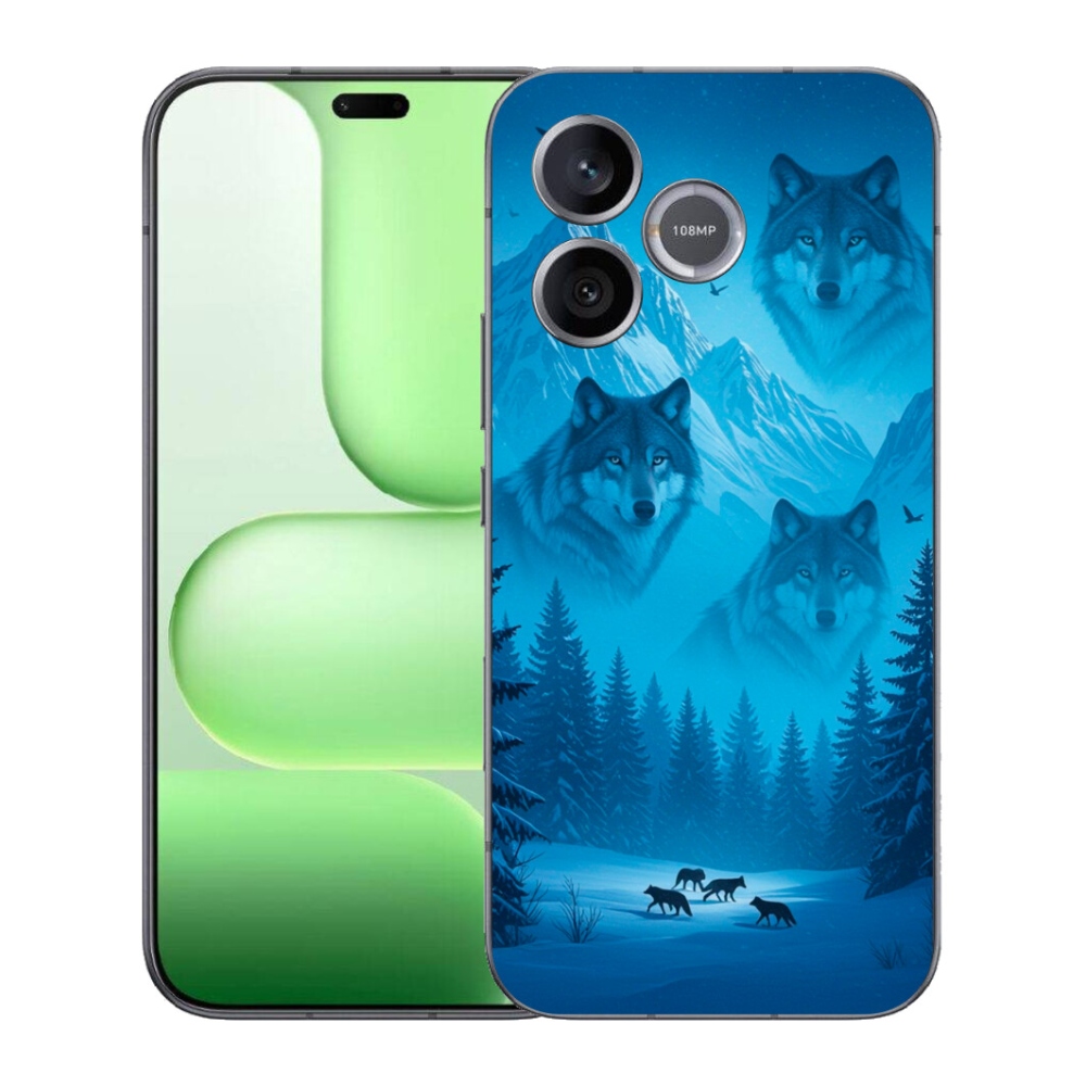 Gelový kryt mmCase na Honer 600 Lite - vlčí smečka