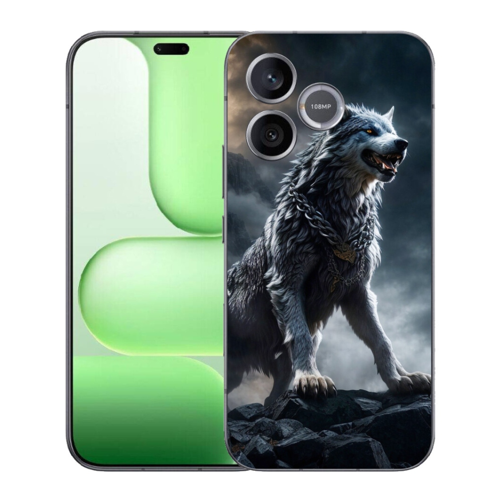 Gelový kryt mmCase na Honer 600 Lite - vlk 1