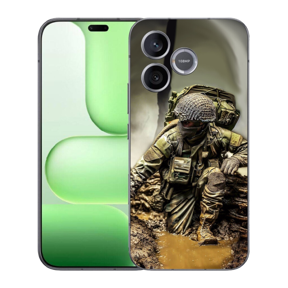 Gelový kryt mmCase na Honer 600 Lite - voják