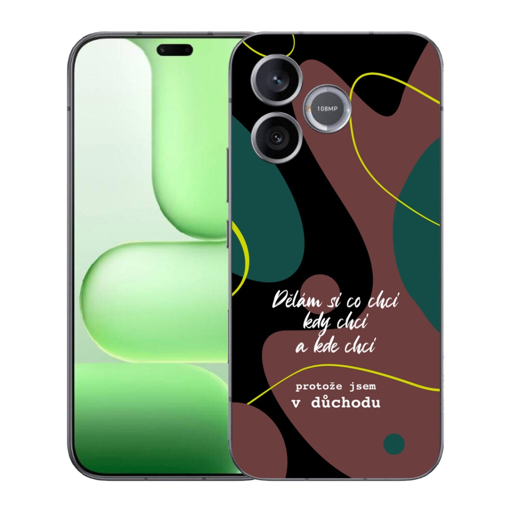 Gelový kryt mmCase na Honer 600 Lite - vtipný text 10 černé pozadí
