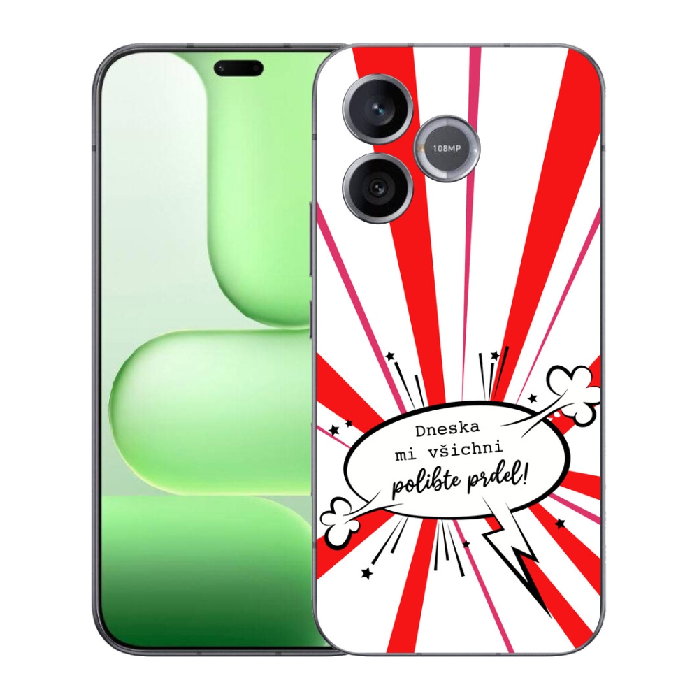 Gelový kryt mmCase na Honer 600 Lite - vtipný text 15 bílé pozadí
