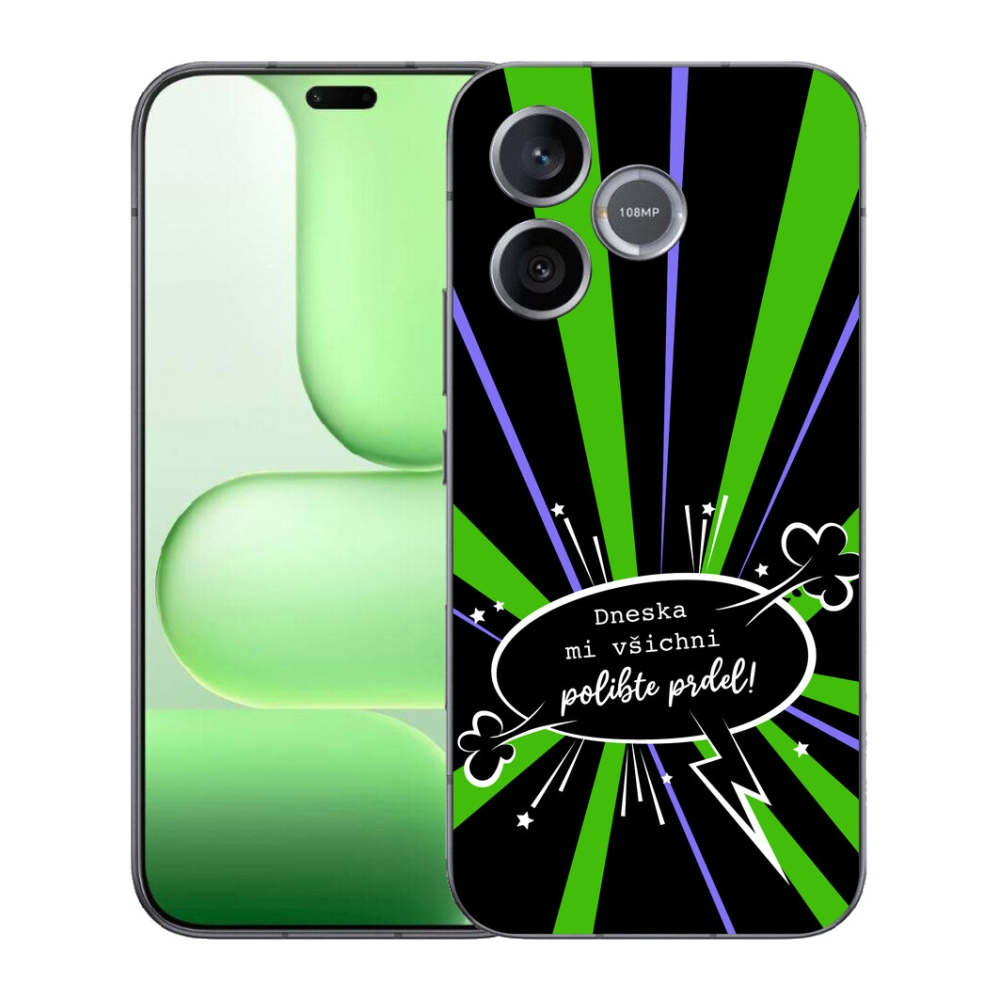 Gelový kryt mmCase na Honer 600 Lite - vtipný text 15 černé pozadí
