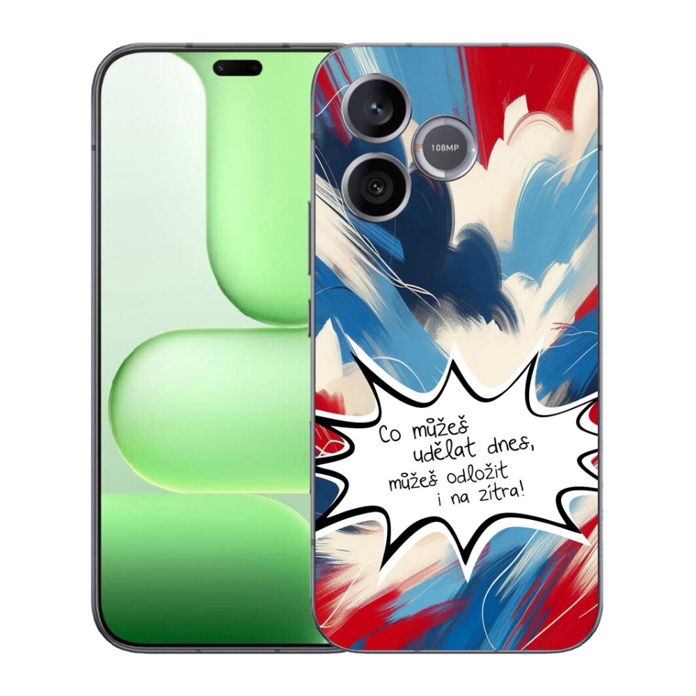 Gelový kryt mmCase na Honer 600 Lite - vtipný text 9 bílé pozadí