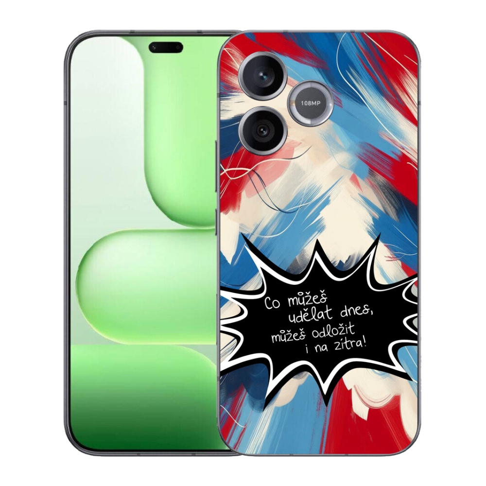 Gelový kryt mmCase na Honer 600 Lite - vtipný text 9 černé pozadí