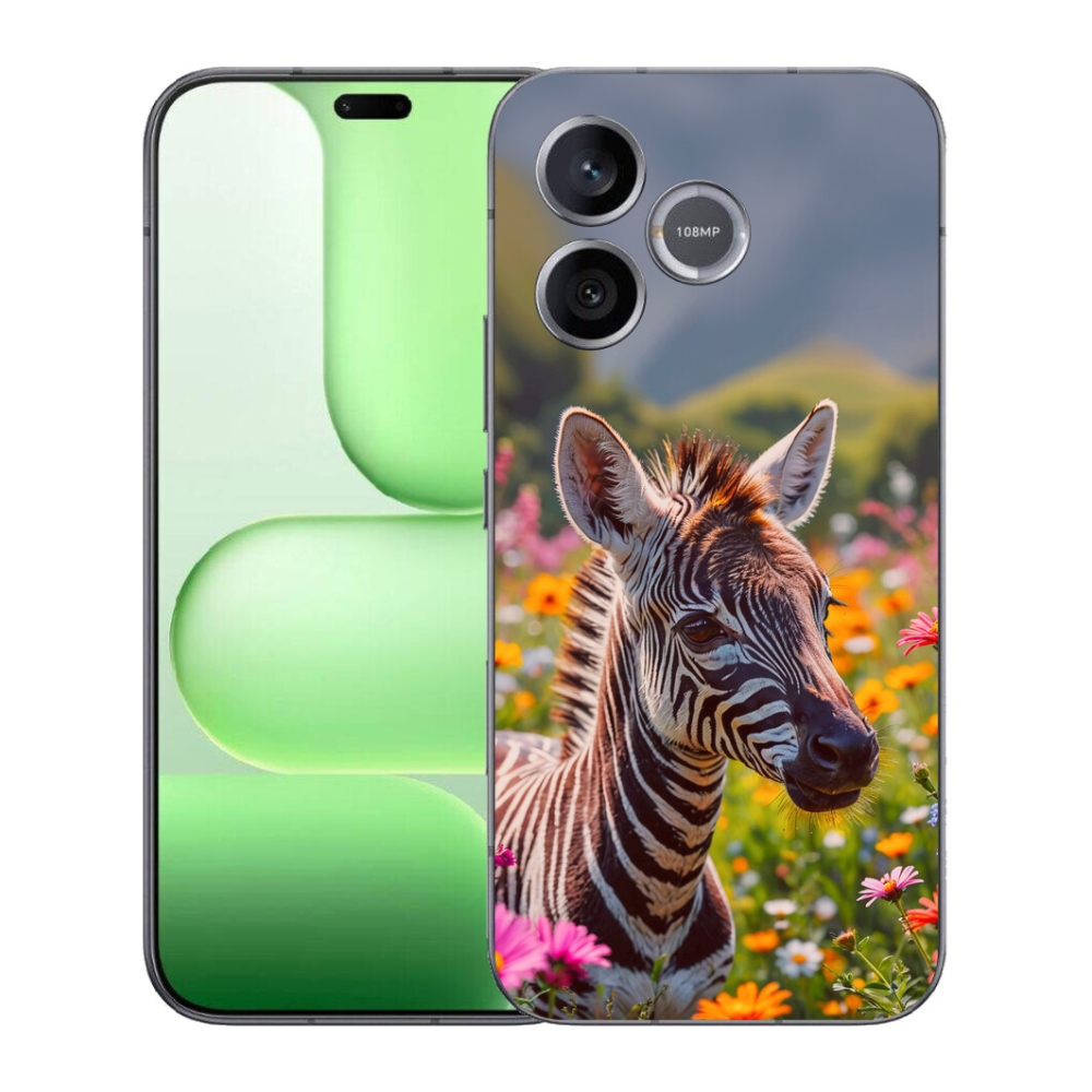 Gelový kryt mmCase na Honer 600 Lite - zebra na louce