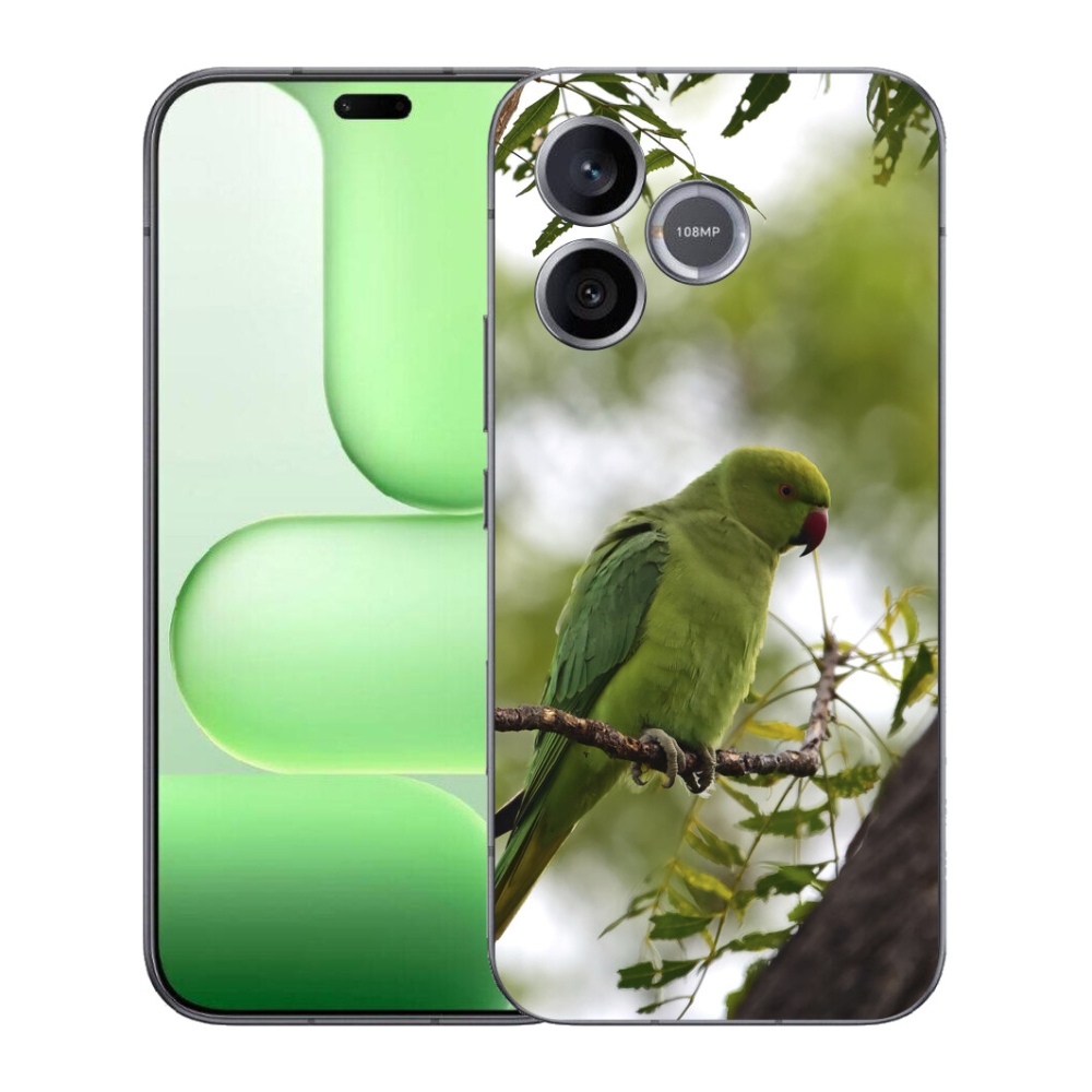 Gelový kryt mmCase na Honer 600 Lite - zelený papoušek