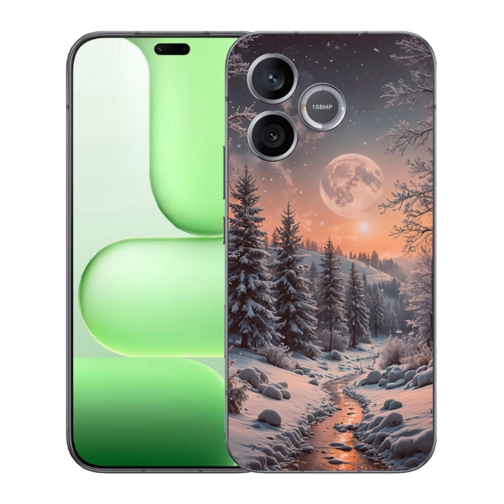 Gelový kryt mmCase na Honer 600 Lite - zimní krajina 2