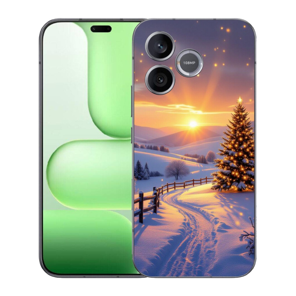 Gelový kryt mmCase na Honer 600 Lite - zimní krajina