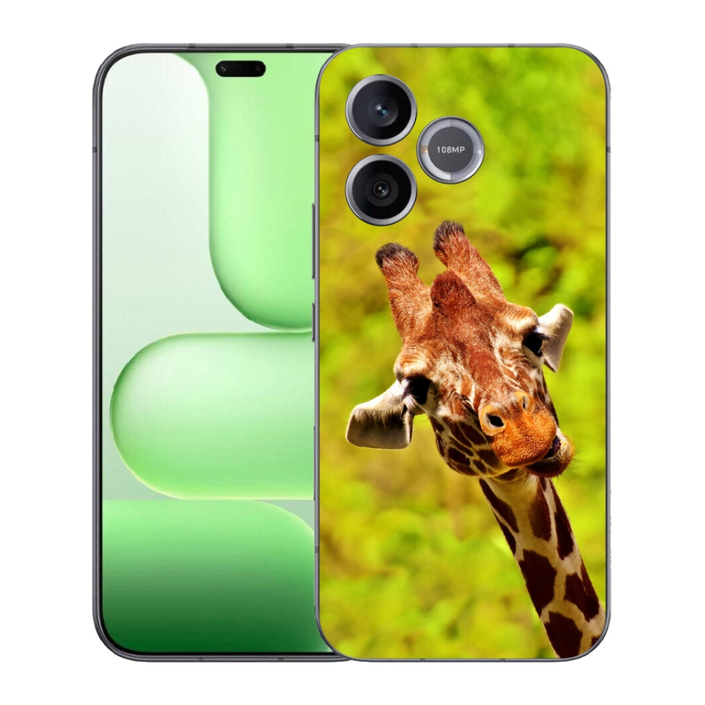 Gelový kryt mmCase na Honer 600 Lite - žirafa