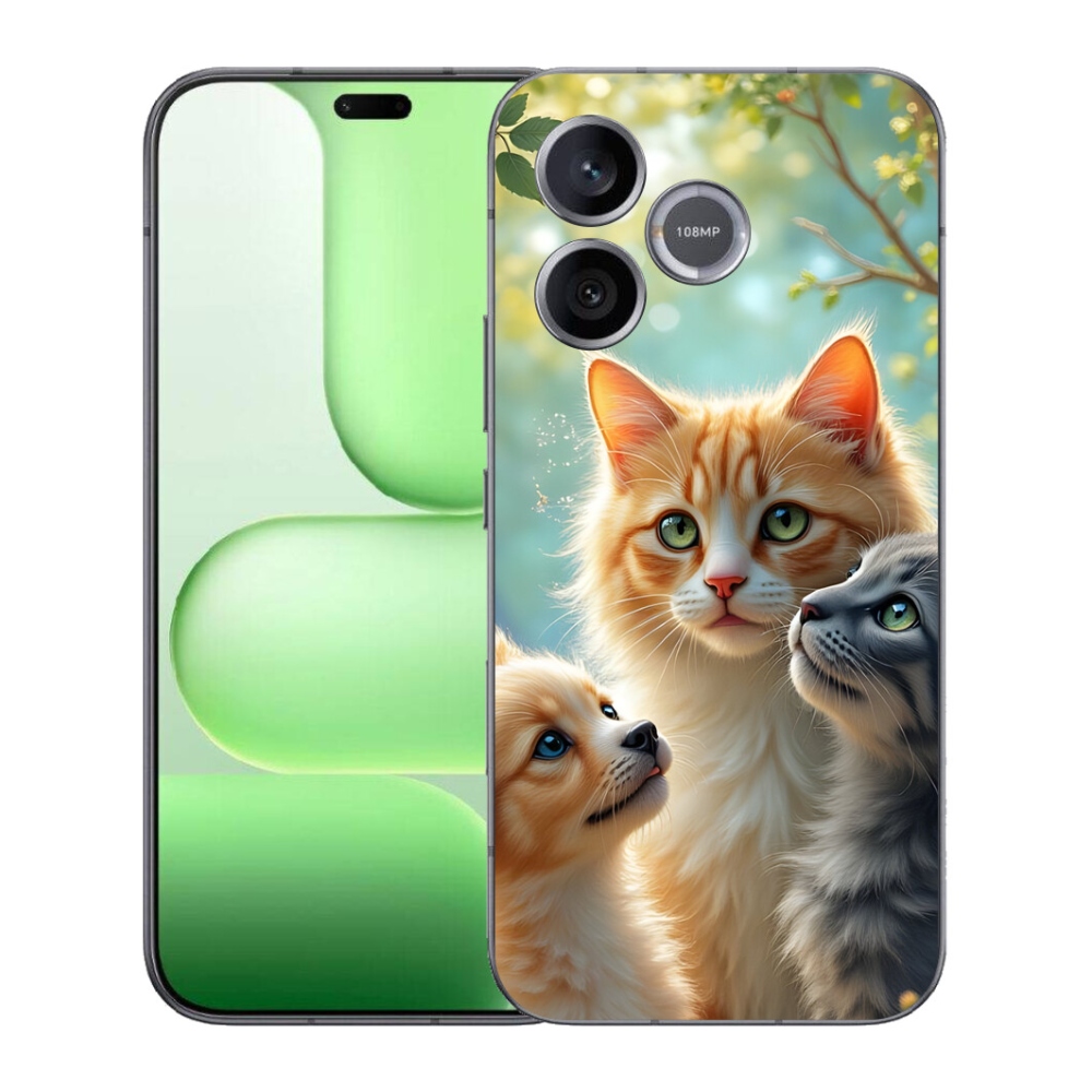Gelový kryt mmCase na Honer 600 Lite - zvířecí přátelství 2
