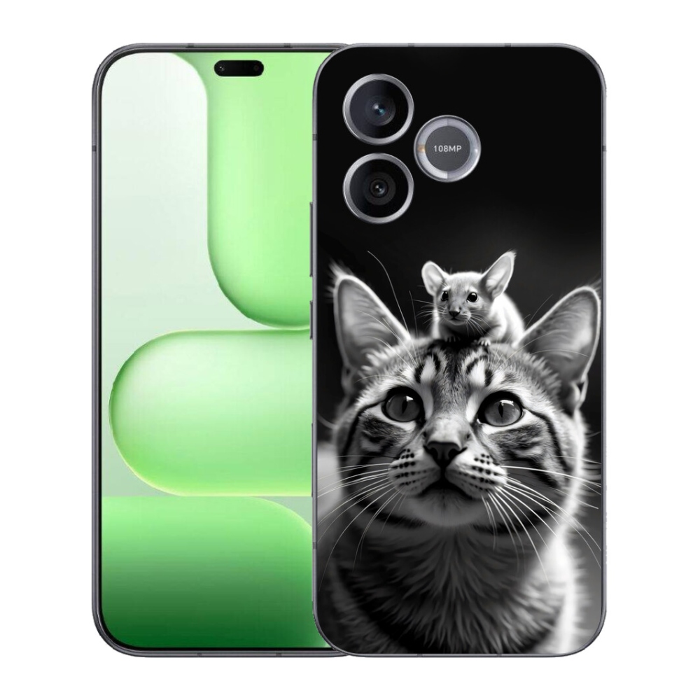 Gelový kryt mmCase na Honer 600 Lite - zvířecí přátelství 2