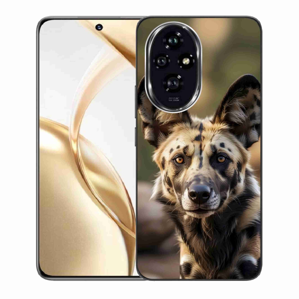 Gelový kryt mmCase na Honor 200 5G - africký divoký pes