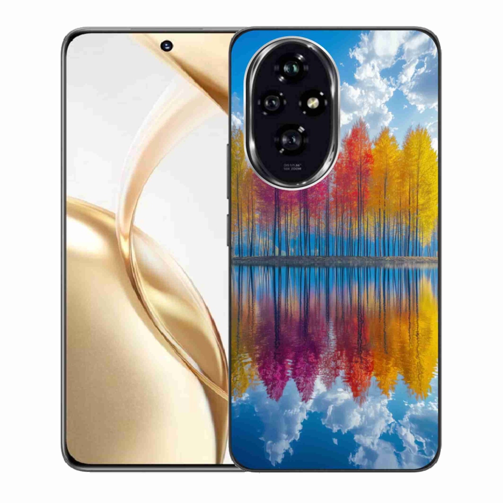 Gelový kryt mmCase na Honor 200 5G - barevné stromy
