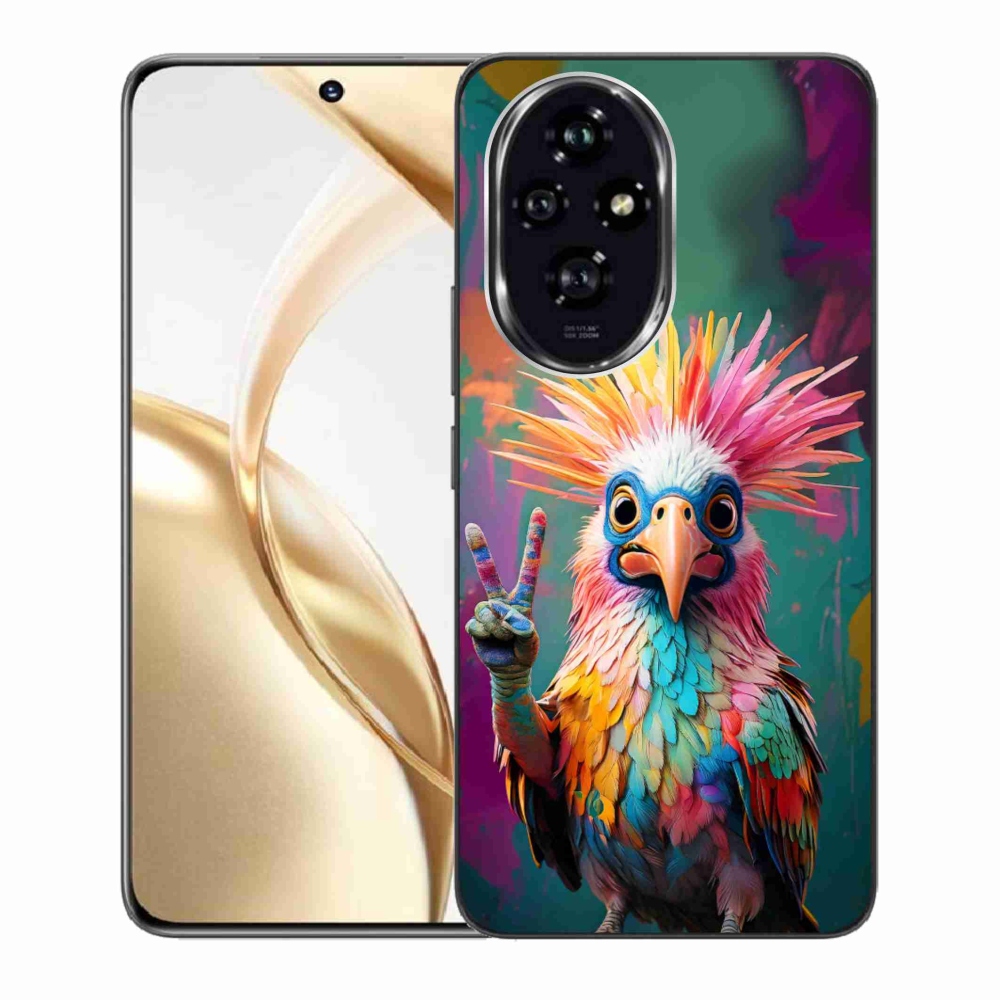Gelový kryt mmCase na Honor 200 5G - barevný rebel