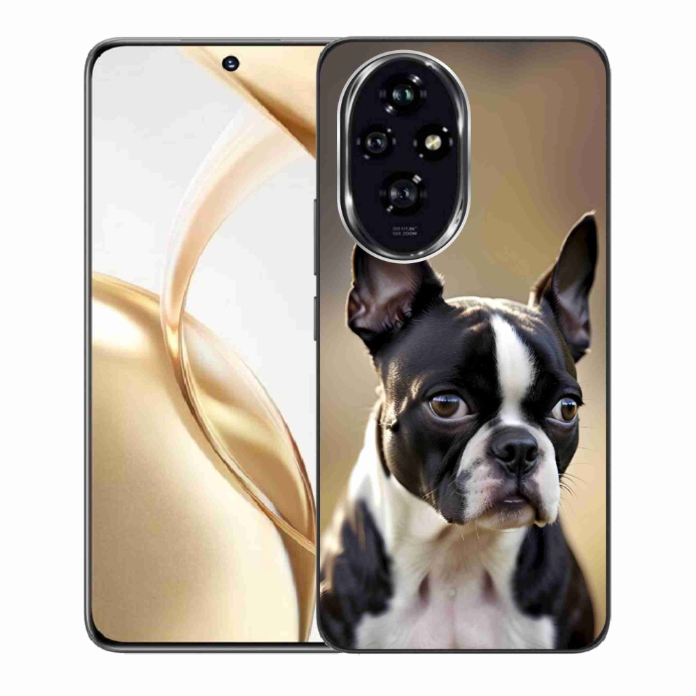 Gelový kryt mmCase na Honor 200 5G - bostonský teriér
