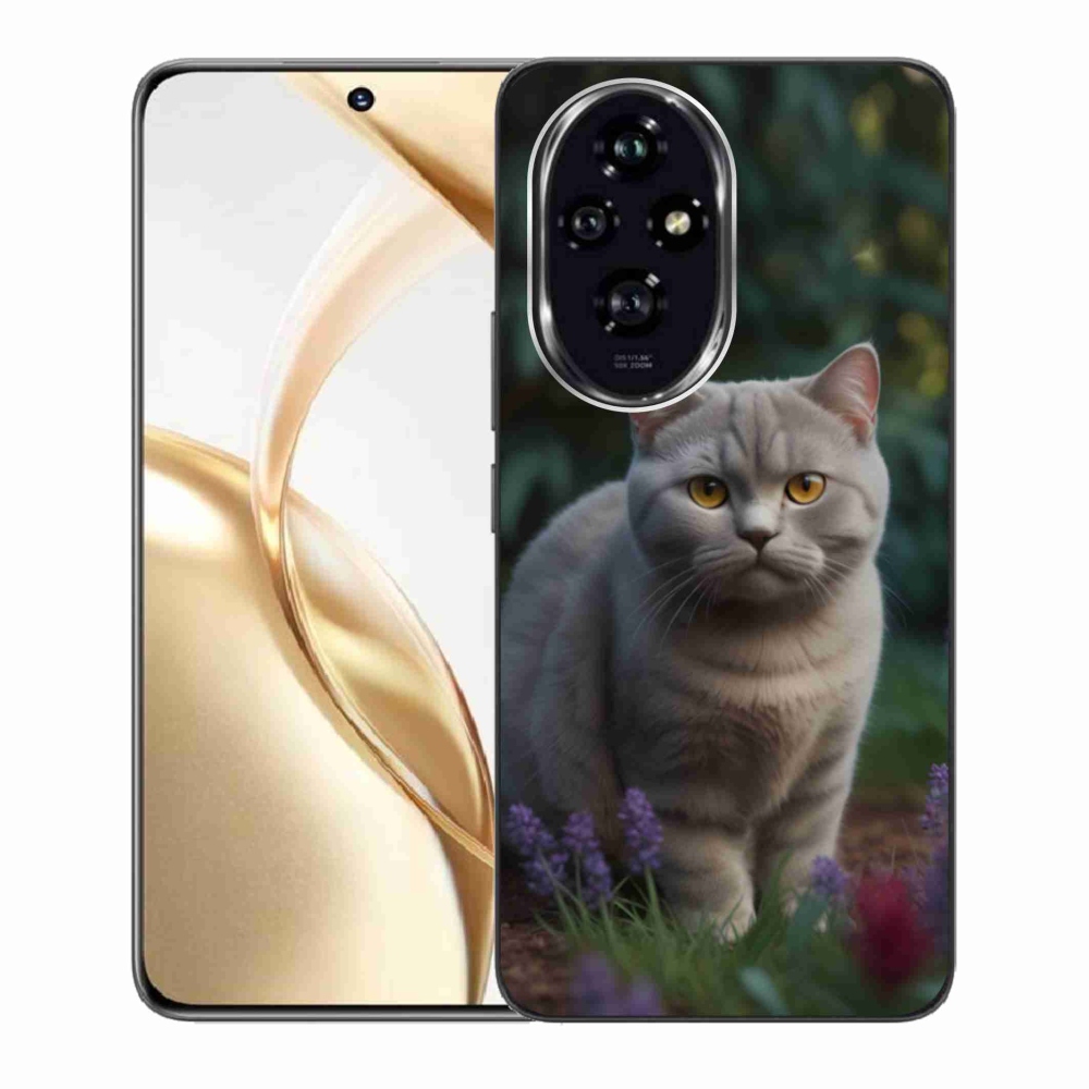 Gelový kryt mmCase na Honor 200 5G - britská kočka