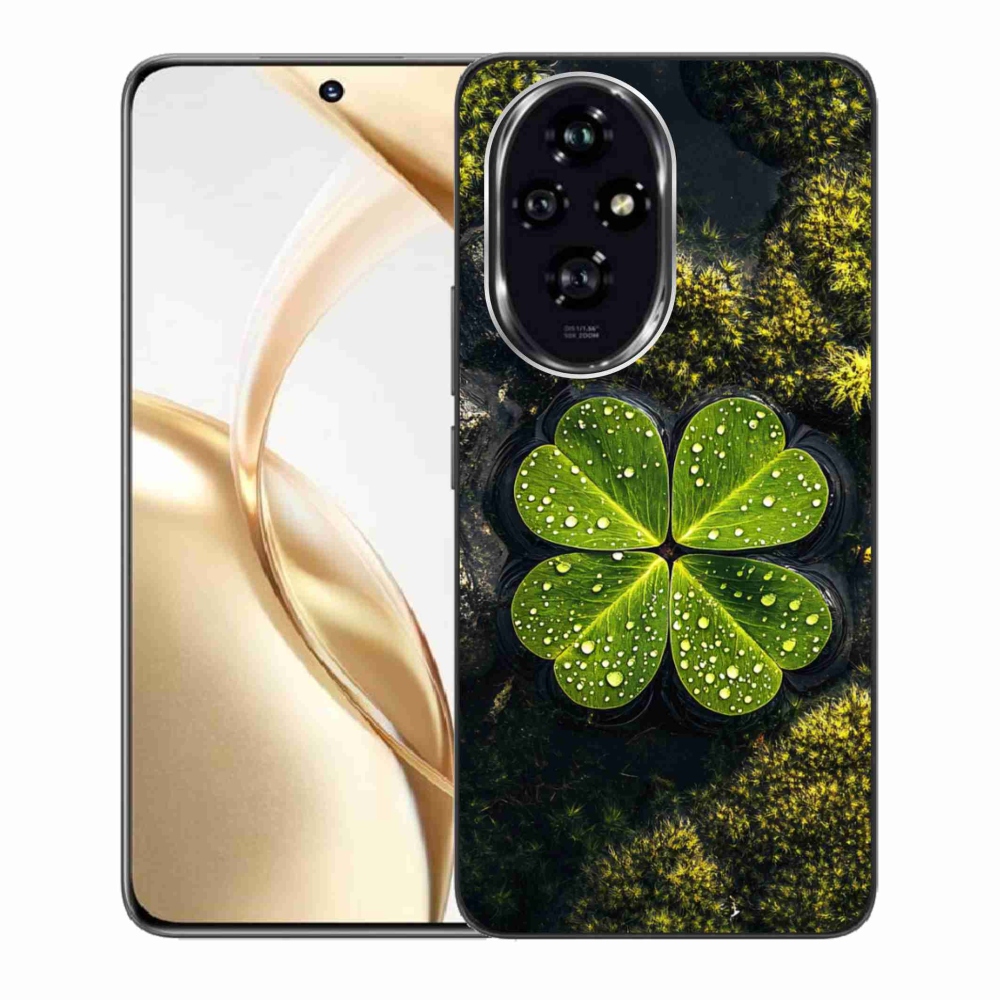 Gelový kryt mmCase na Honor 200 5G - čtyřlístek