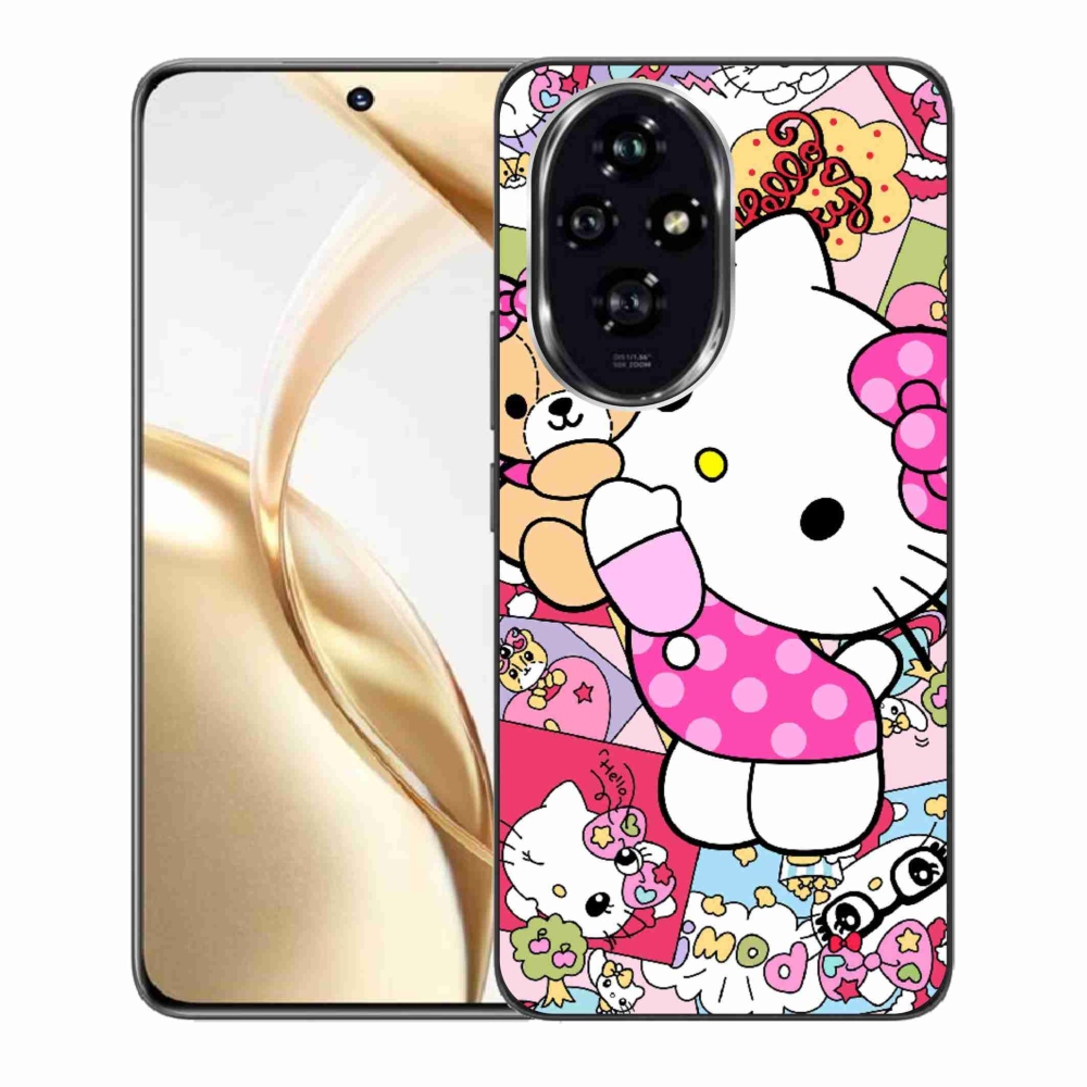 Gelový kryt mmCase na Honor 200 5G - cute kitty