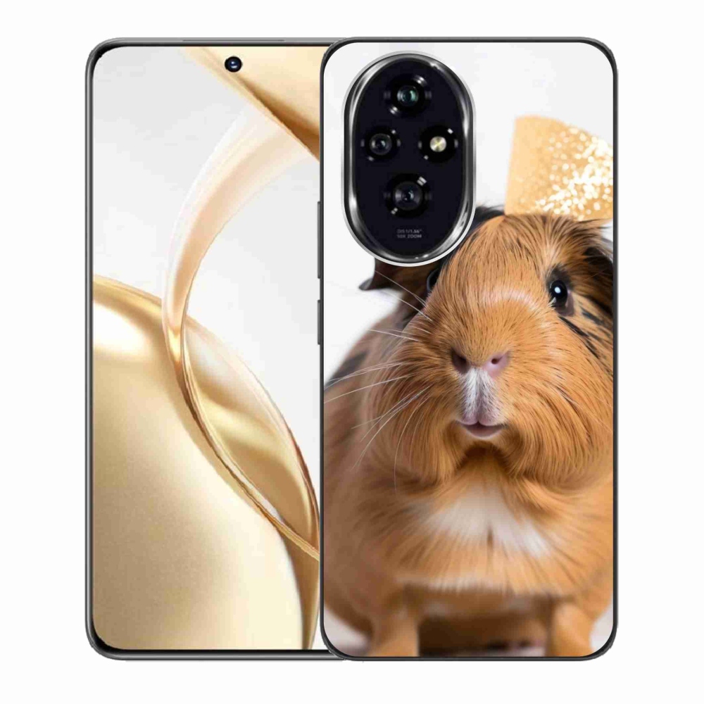 Gelový kryt mmCase na Honor 200 5G - hnědé morče