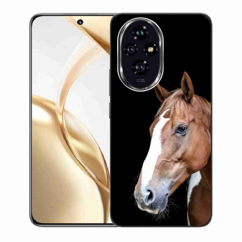 Gelový kryt mmCase na Honor 200 5G - hnědý kůň 3