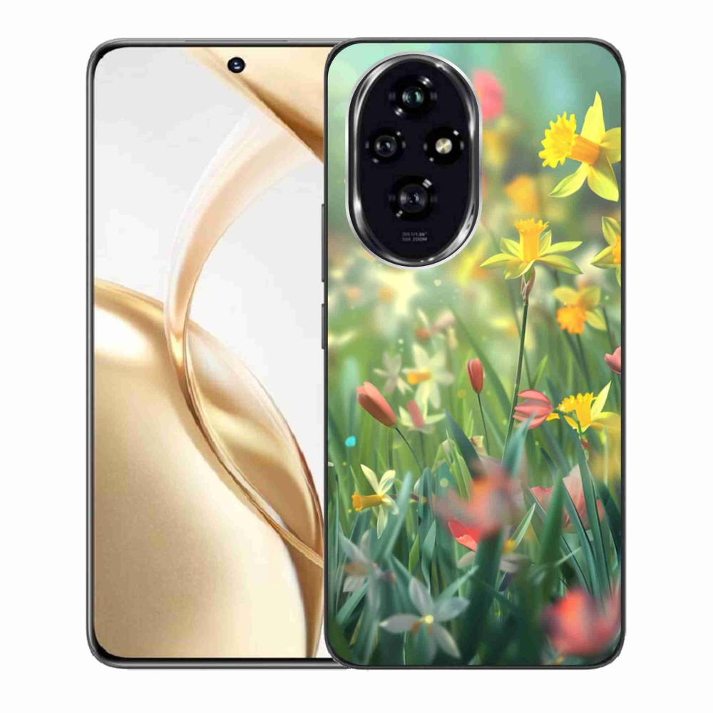 Gelový kryt mmCase na Honor 200 5G - jarní květy
