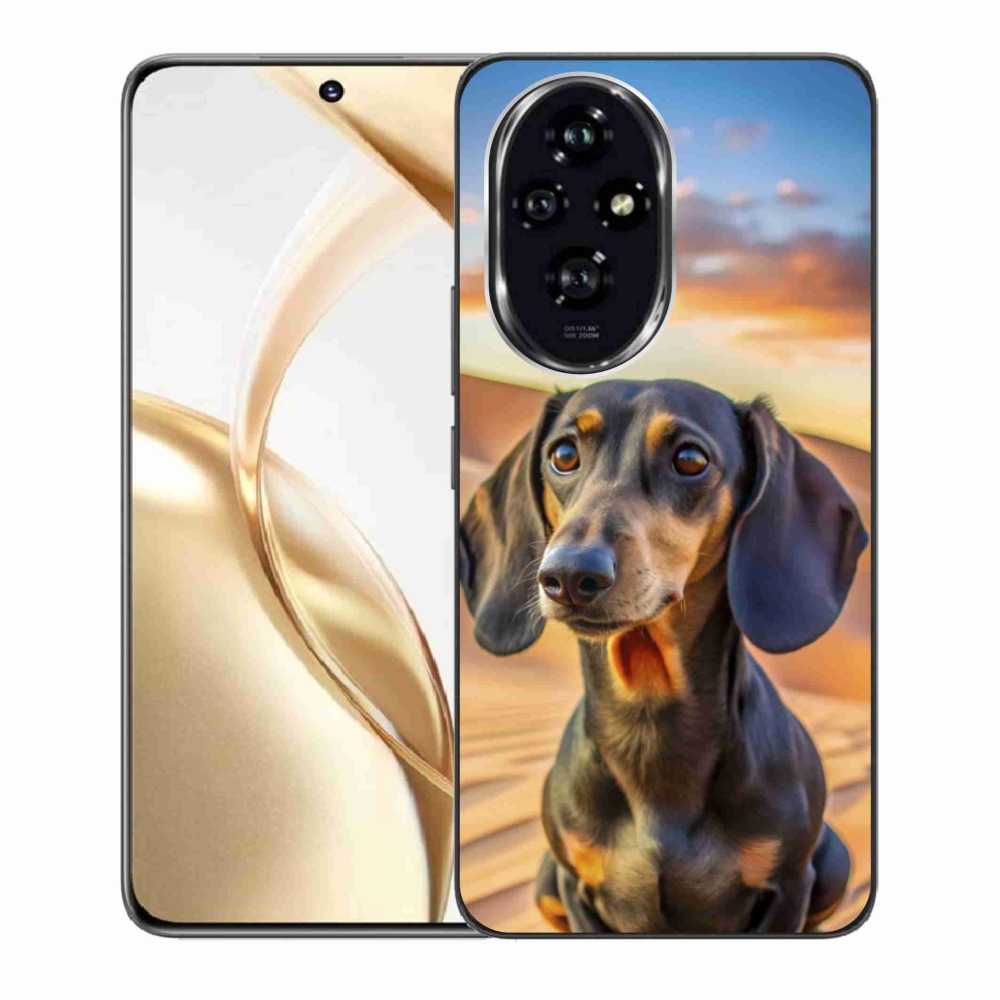 Gelový kryt mmCase na Honor 200 5G - jezevčík 3 