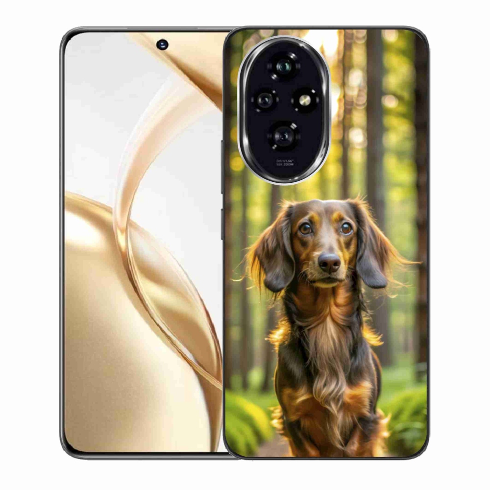 Gelový kryt mmCase na Honor 200 5G - jezevčík 4