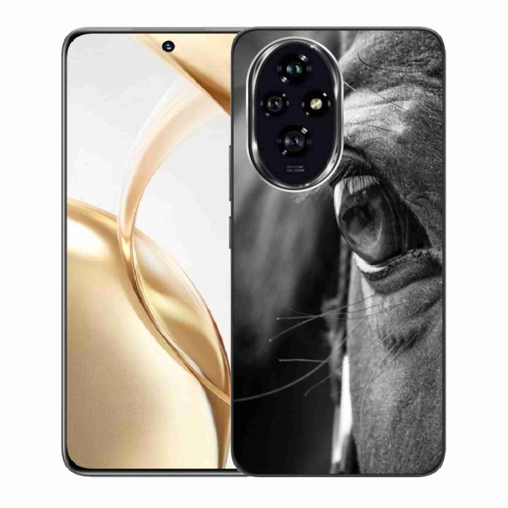 Gelový kryt mmCase na Honor 200 5G - koňský pohled
